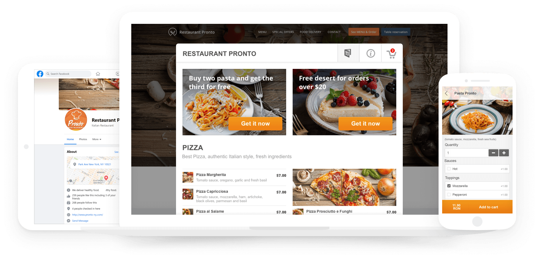 Convenient Online Food Ordering